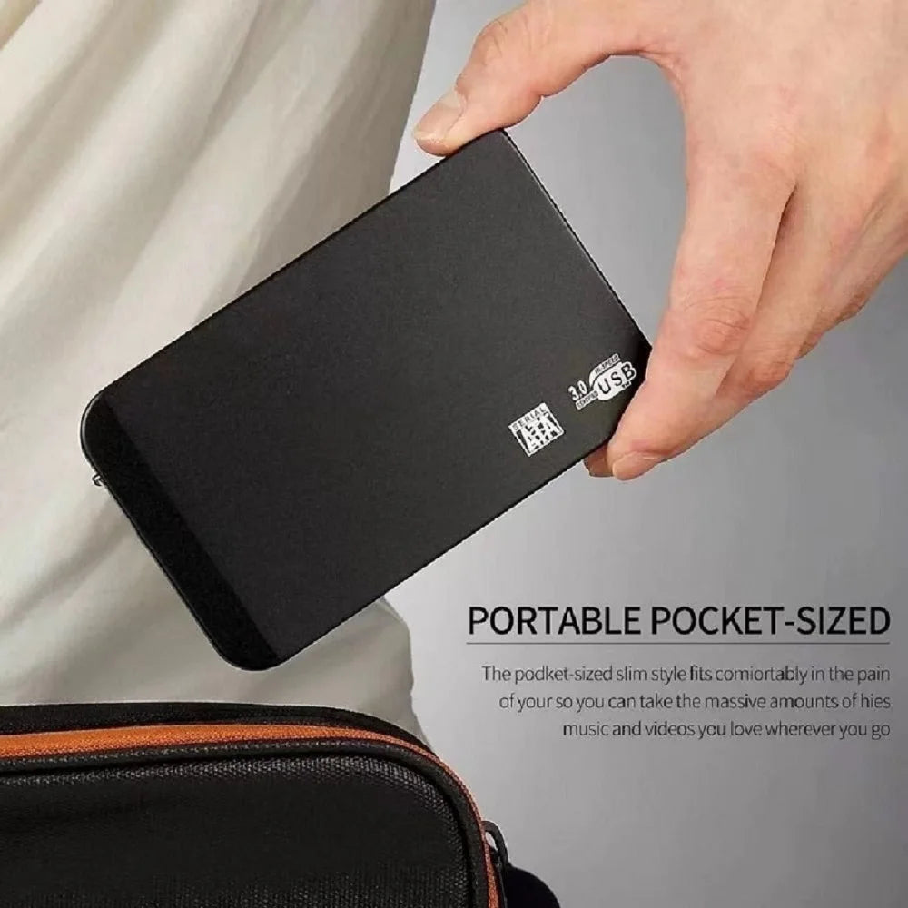 Original SSD 1TB External Hard Drive 2TB High Capacity Solid State Drive Hard Disk Mass Storage Device for Laptop/Notebook/Phone