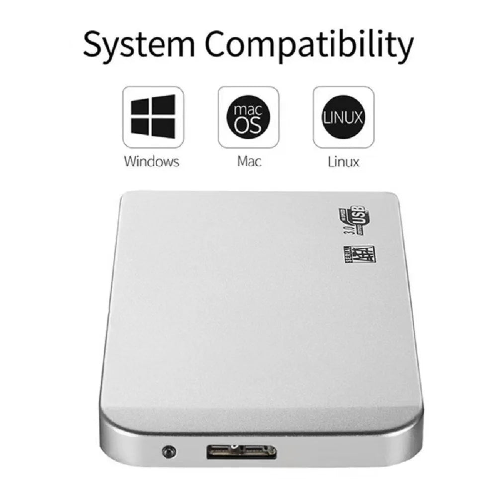 Original SSD 1TB External Hard Drive 2TB High Capacity Solid State Drive Hard Disk Mass Storage Device for Laptop/Notebook/Phone